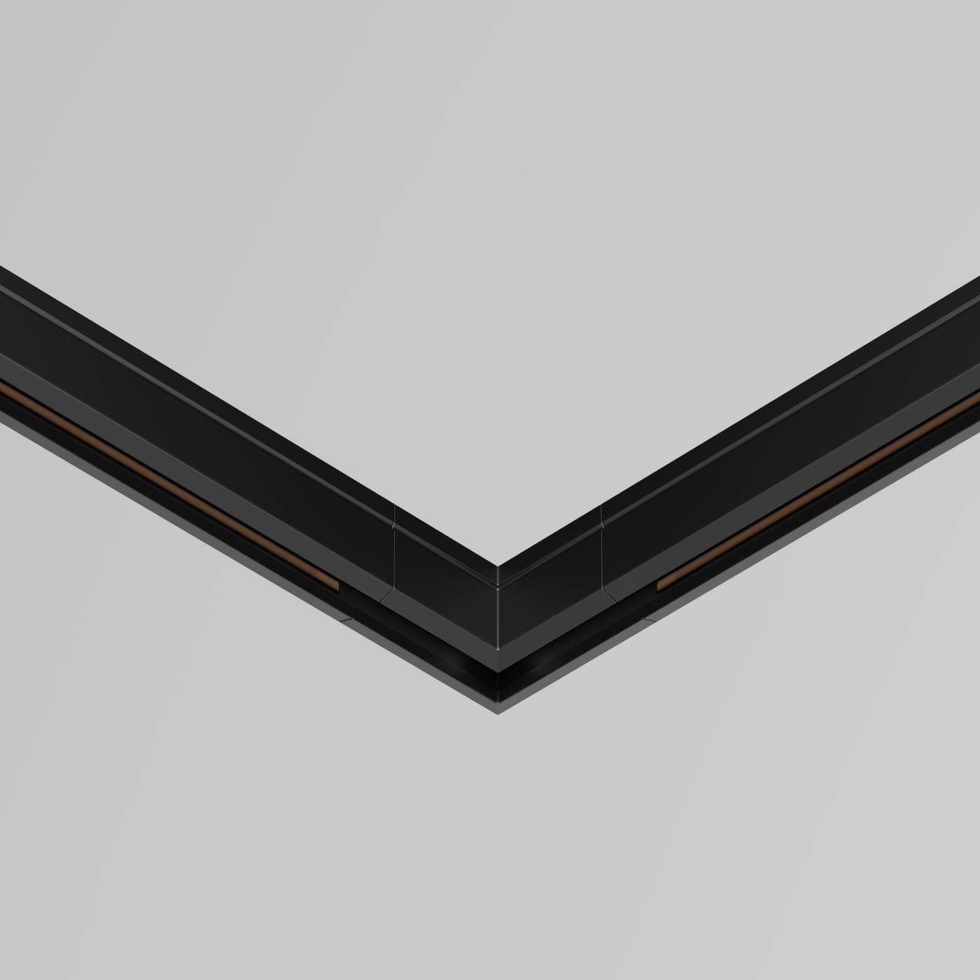 TRA184CL-11B Коннектор угловой, накладной Maytoni Accessories for tracks Levity TRA184CL-11B