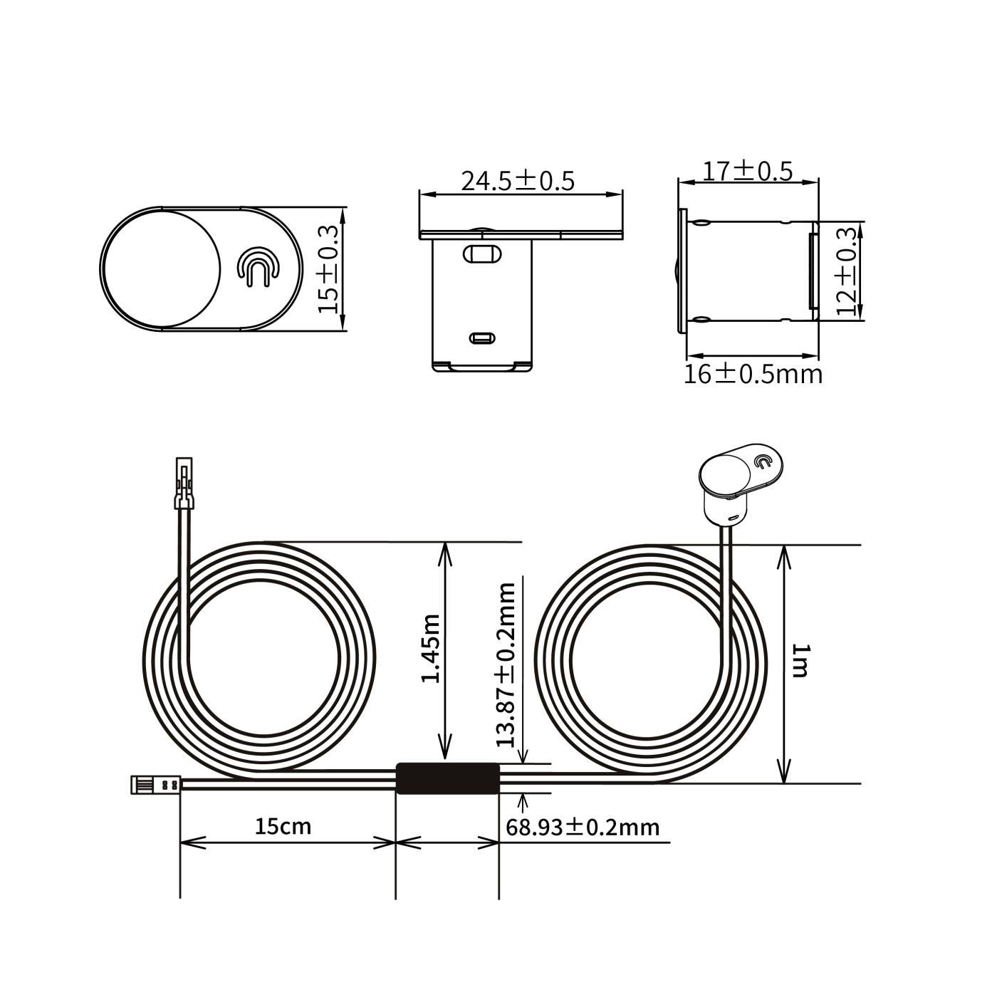 00-00045485 Датчик сенсорный SR-Wind-Touch, SWG Standard 00-00045485