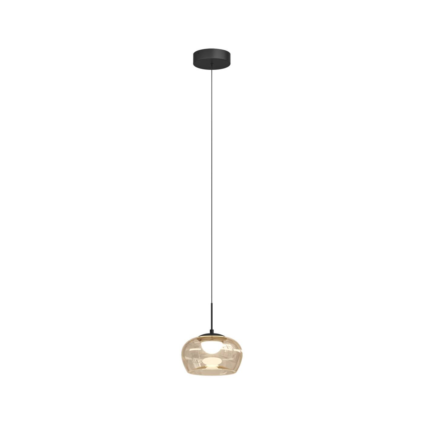 Светильник подвесной Denkirs Floa DK6741-BK+AM