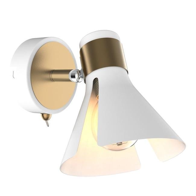 MD.8312-1-W-WH+AB Светильник спот IMEX MD.8312-1-W-WH+AB