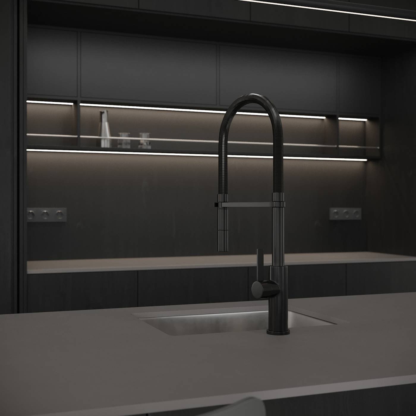 Накладной угловой внутренний профиль для светодиодной ленты-2м, белый Hesby Lighting Line HSBL_0197