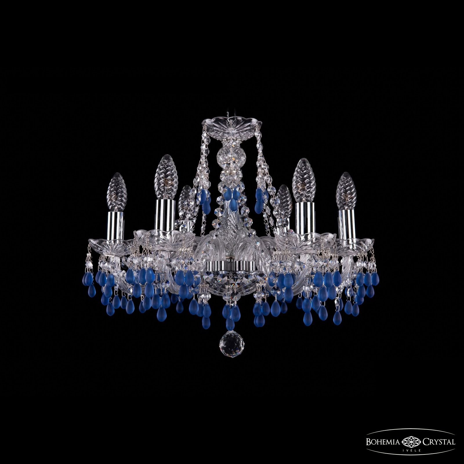 1410/6/160 Ni V3001 Подвесная хрустальная люстра 1410 Bohemia 1410/6/160 Ni V3001