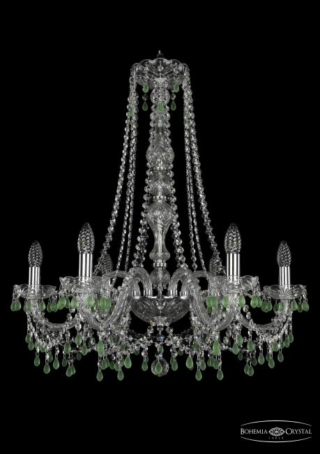 Подвесная хрустальная люстра 1410 Bohemia 1410/6/240/h-74 Ni V5001