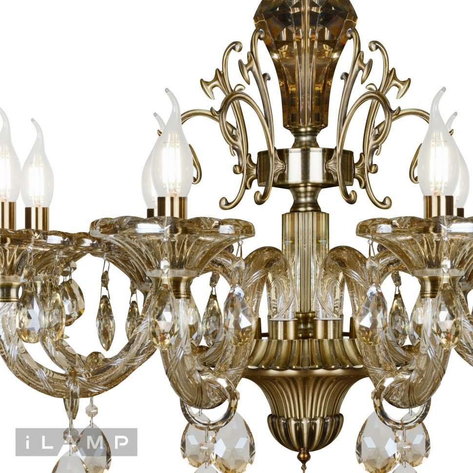 61079-8 BR Люстра подвесная Asia iLamp 61079-8 BR