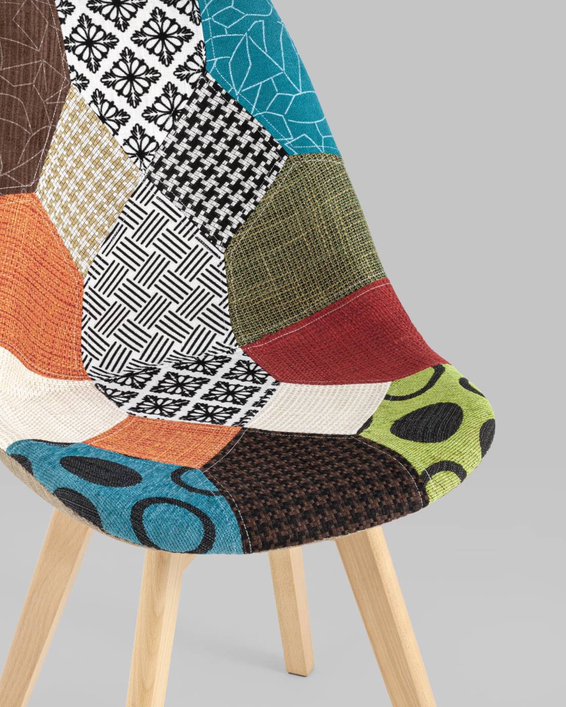 Комплект стульев Stool Group Frankfurt Y863 patchwork X4