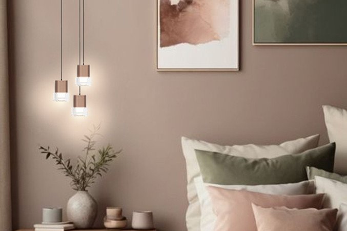 Светильник подвесной Italline IT014-0203 rose gold