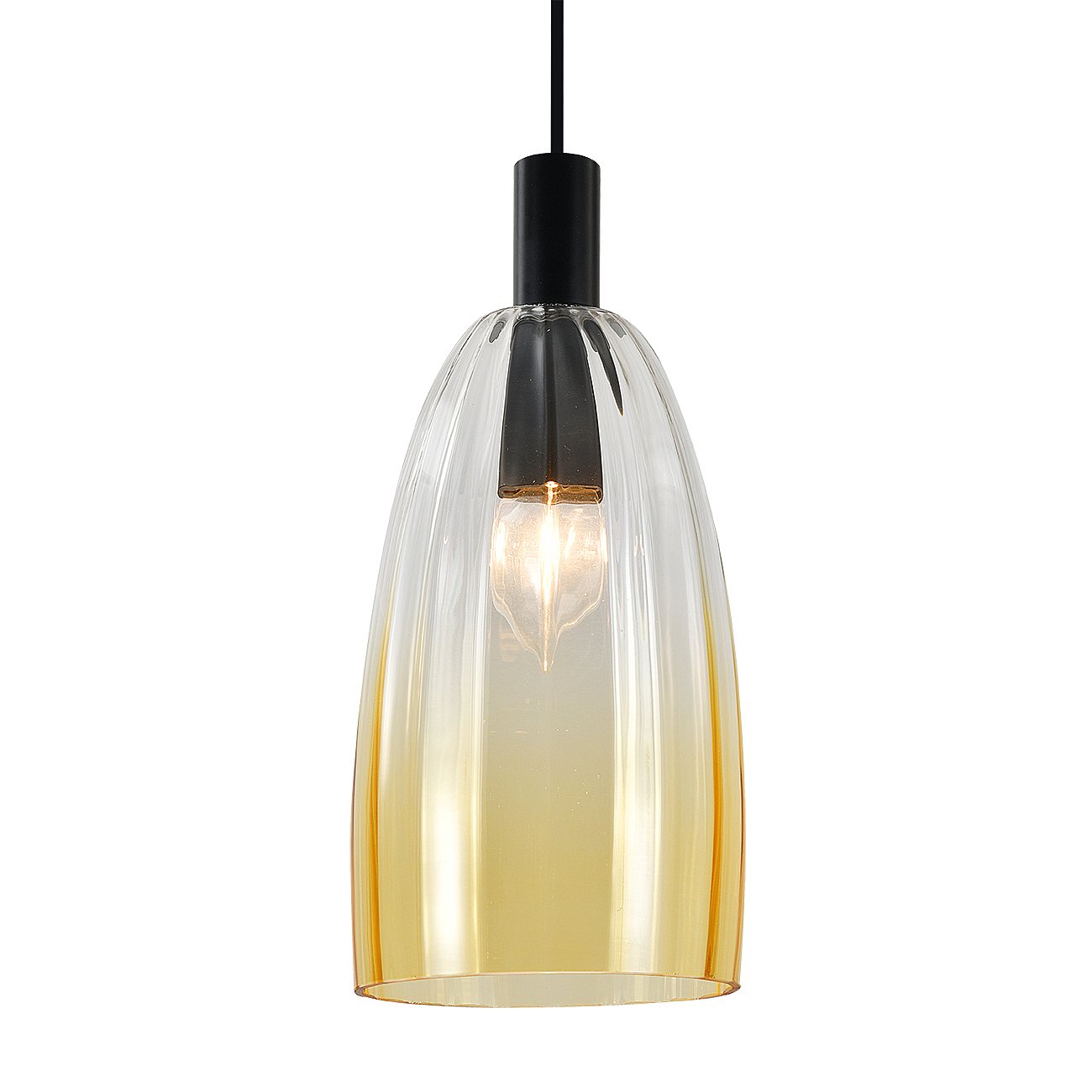 Светильник подвесной Indigo Soave V000494 11047/C/1P Amber