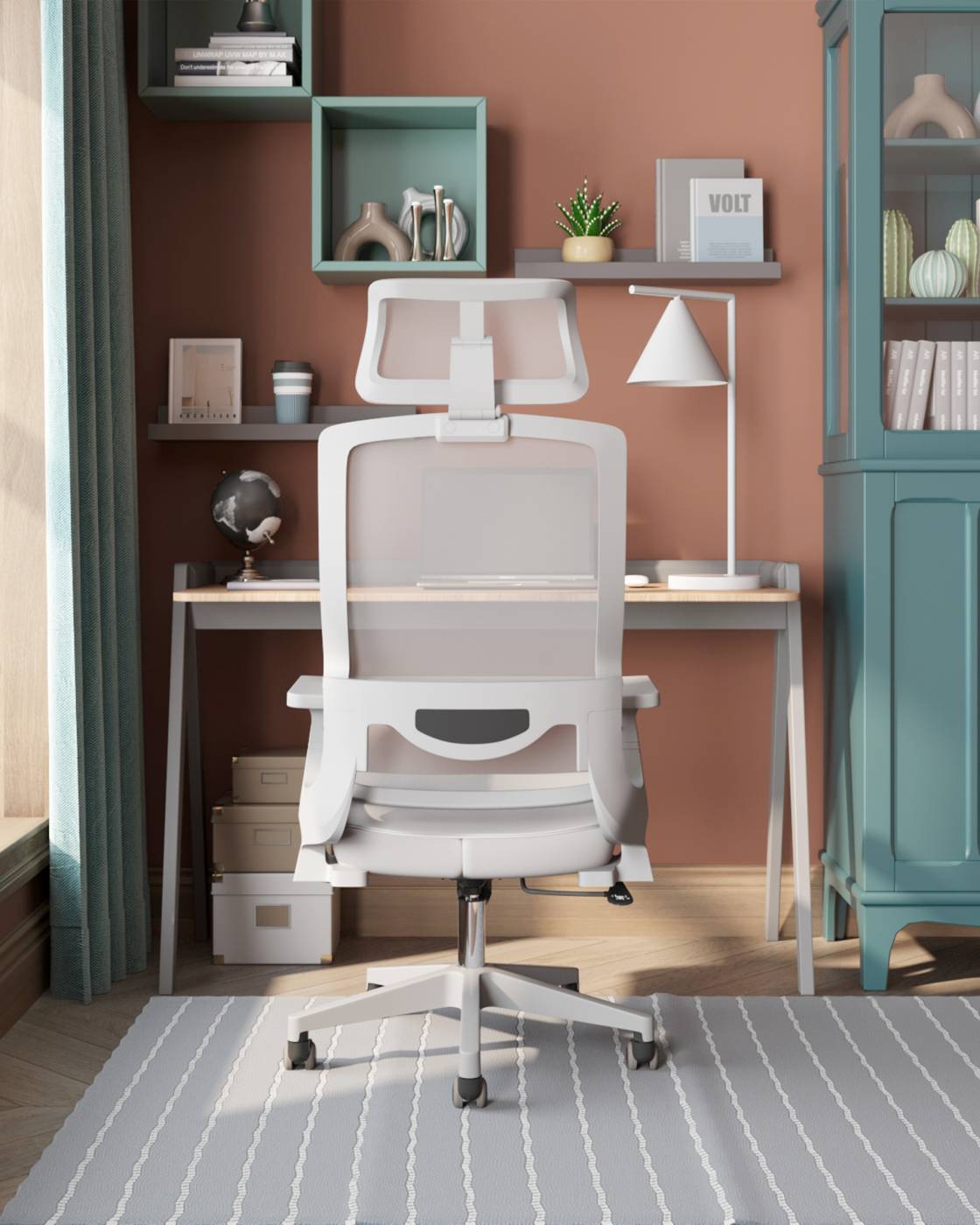 Кресло офисное Stool Group Vantage WH-978AG grey
