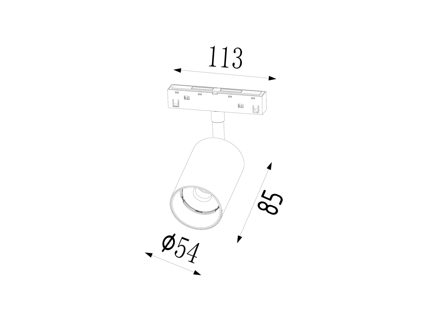00-00018981 Трековый светильник SY-LINK SWG LUMKER 00-00018981