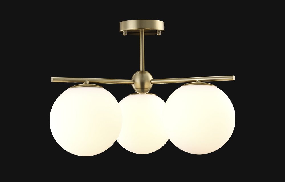 FELIZ SP-PL3 BRONZE/WHITE Потолочная люстра Crystal Lux Feliz FELIZ SP-PL3 BRONZE/WHITE