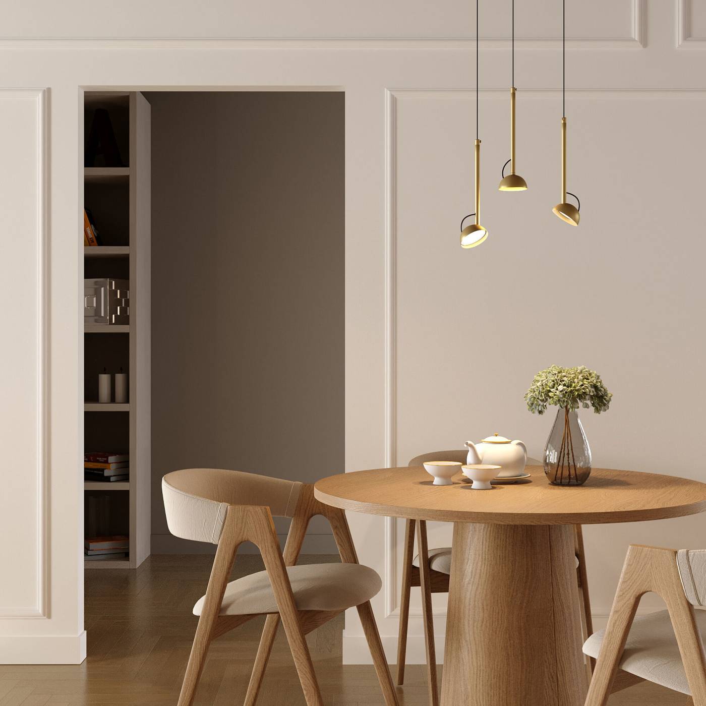 Светильник подвесной Elektrostandard Join 50313 LED 7W 4000K латунь