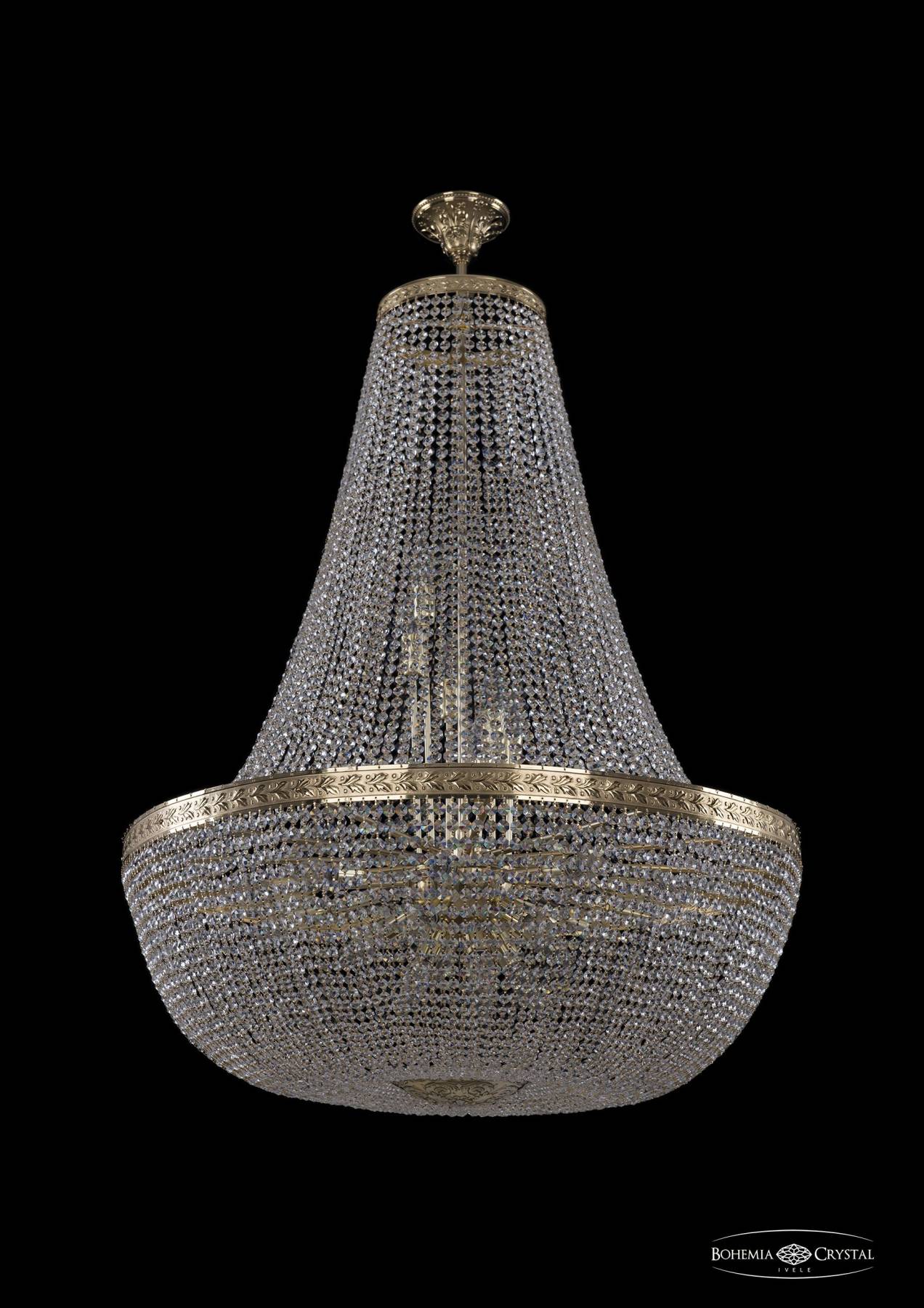 19051/H2/90IV G Потолочная хрустальная люстра Bohemia 1905 19051/H2/90IV G
