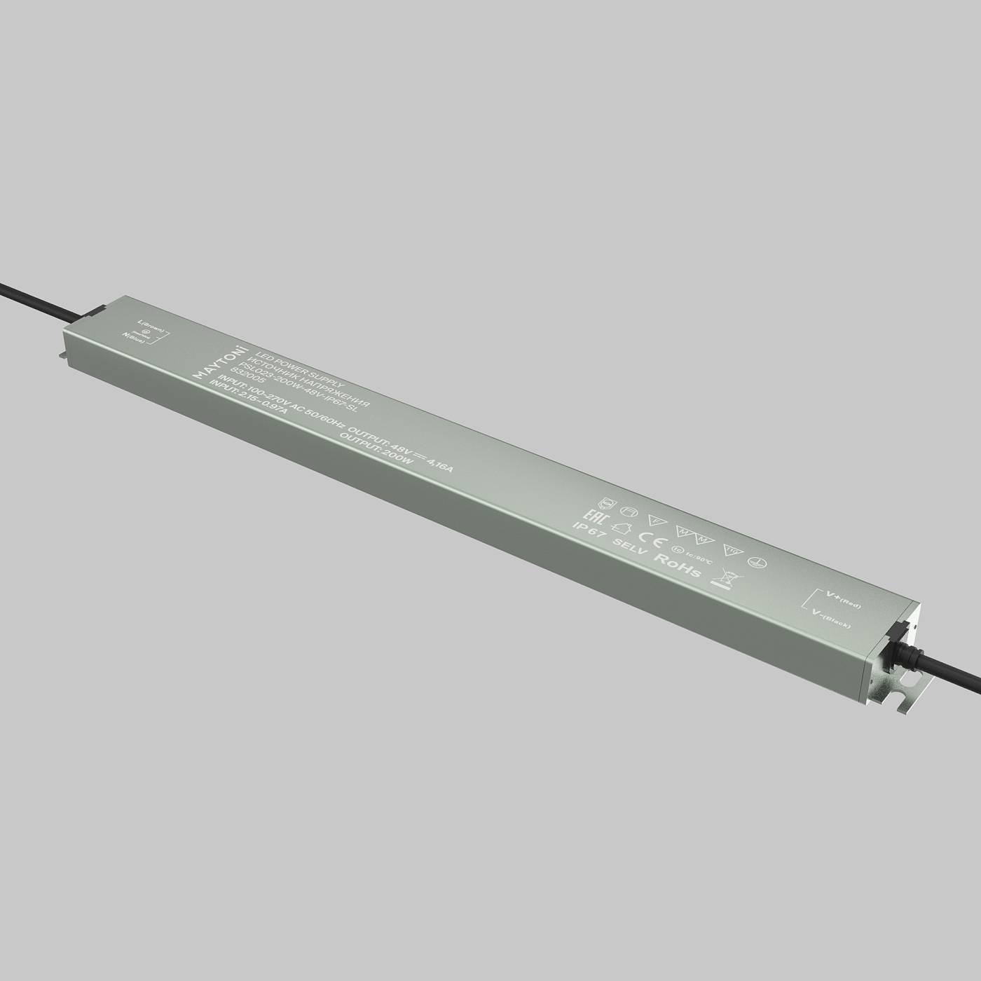 832005 Драйвер для LED ленты Maytoni Источники напряжения 48В 832005