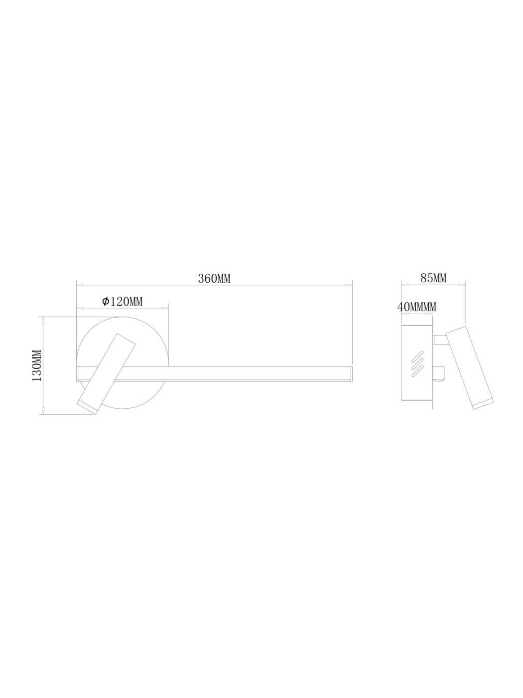 FR6063WL-L12B Настенный светильник Тайна / Mystery Freya FR6063WL-L12B