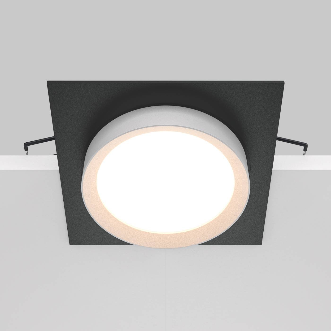 Встраиваемый светильник Maytoni Hoop DL086-GX53-SQ-BW