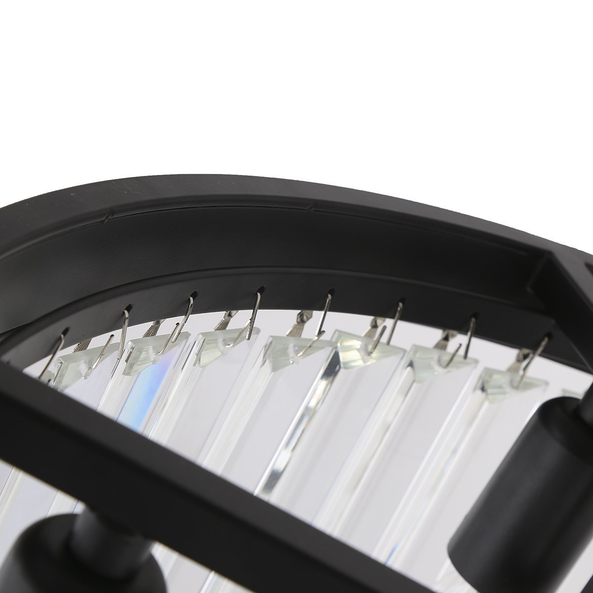 KR0387P-10B black/clear Подвесная люстра Delight Collection 1920s Odeon KR0387P-10B black/clear