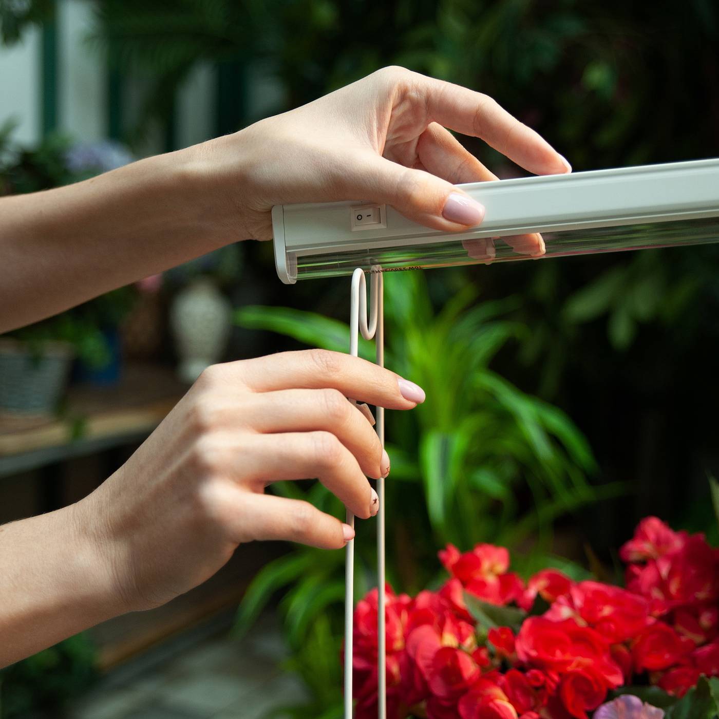 Подставка металлическая для светильника ULI-P, высота 500 мм Uniel UFP-G20S H50 WHITE