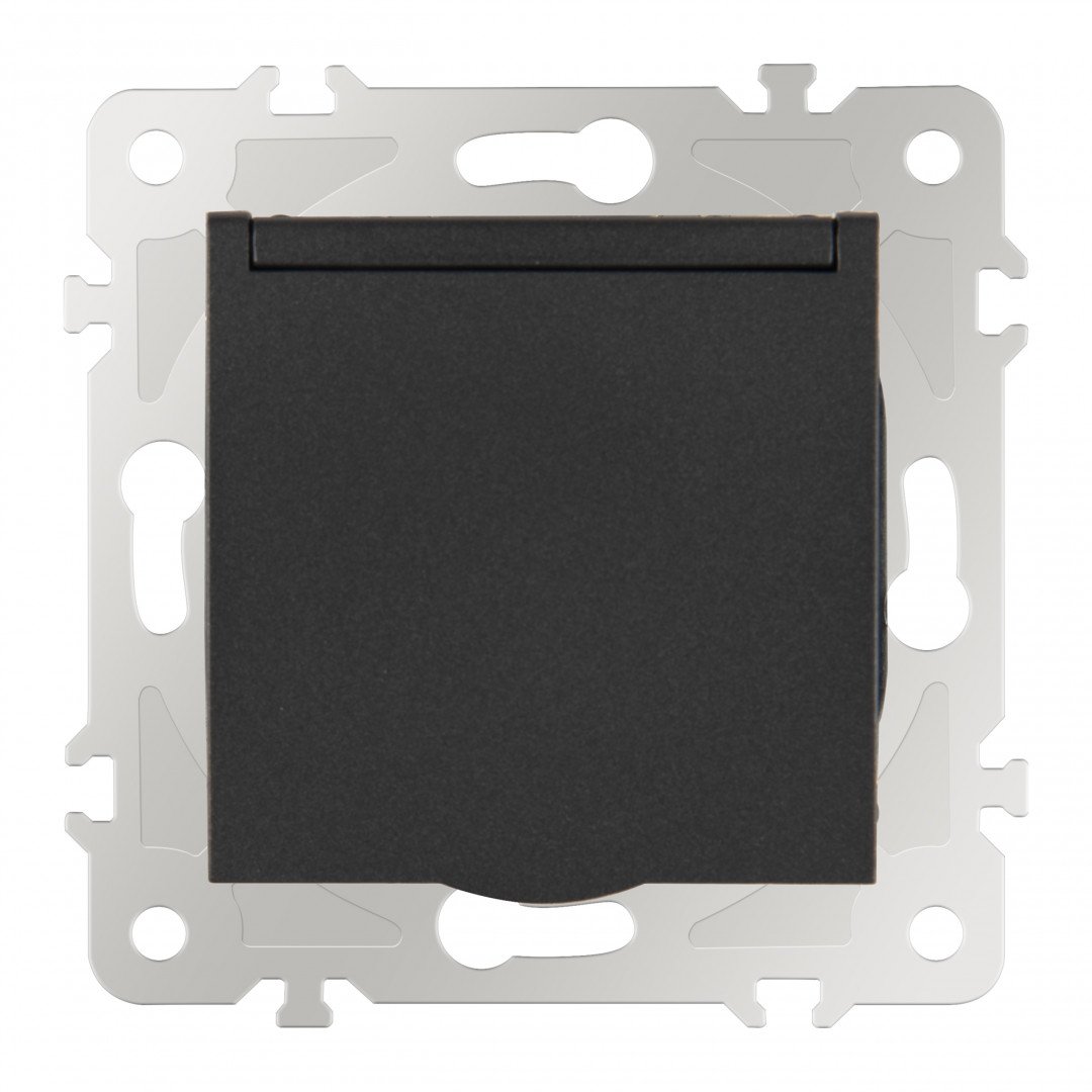 Розетка Arte Milano Am-203 203.41-1.black
