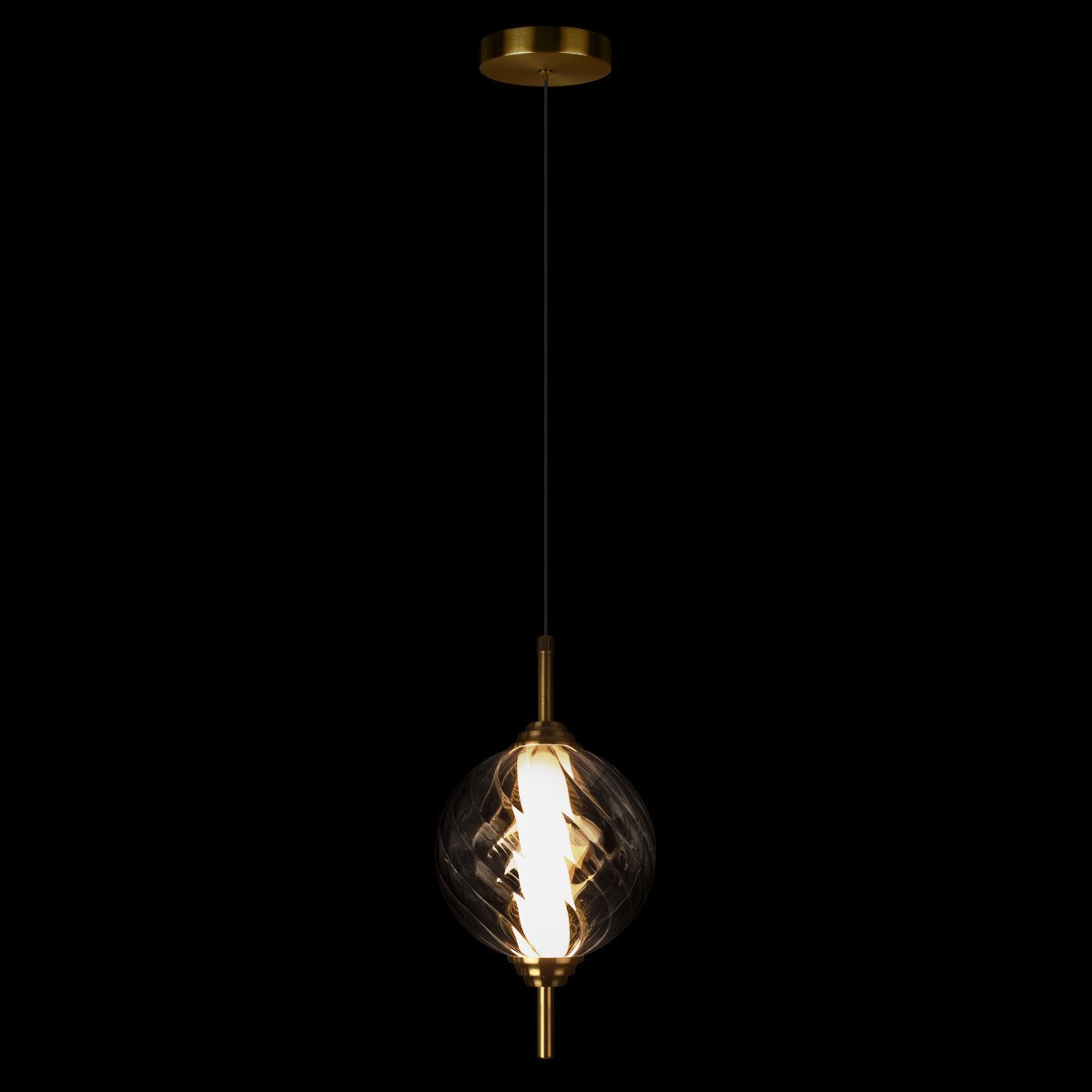 Светильник подвесной Loft It Helix 10421/B Smoke