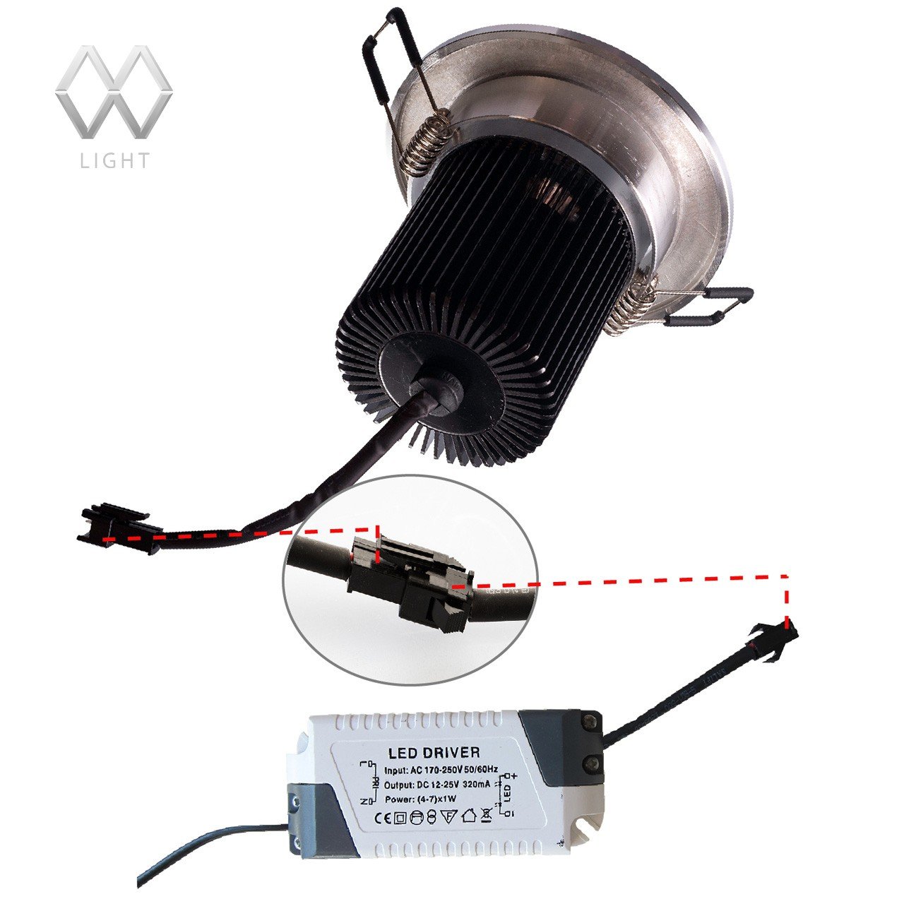 637013901 Встраиваемый светильник MW Light Круз 637013901
