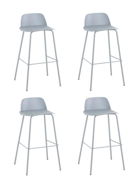8063T 75 blue 107 X4 Комплект стульев Stool Group Mist 8063T 75 blue 107 X4