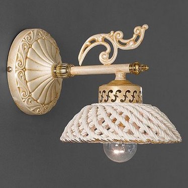 Настенное бра La Lampada 664 WB 664/1.17 Ceramic Cream