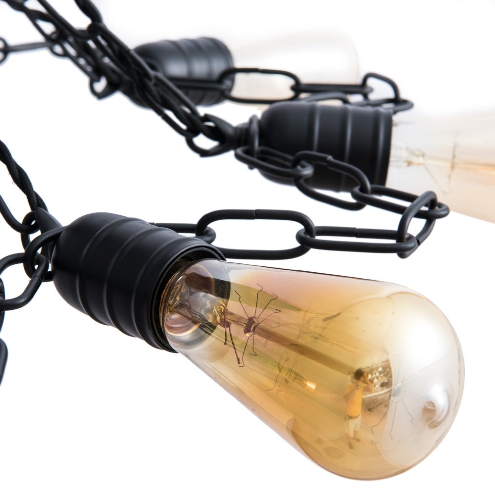 Потолочная люстра Arte Lamp Riverrun A9344PL-8BK
