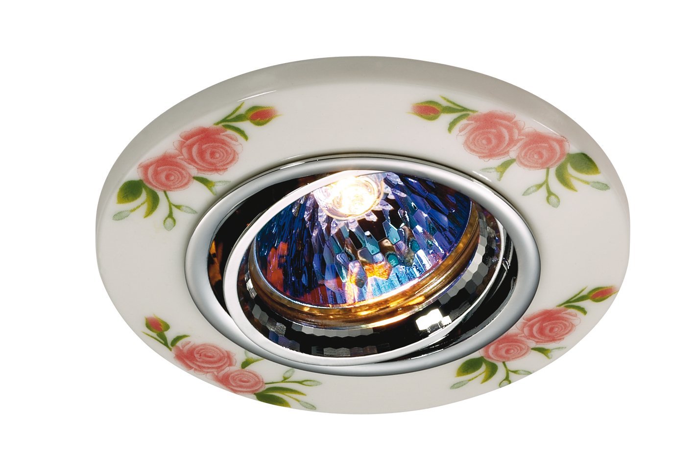 369553 Встраиваемый светильник с цветочками Ceramic 369553 Novotech