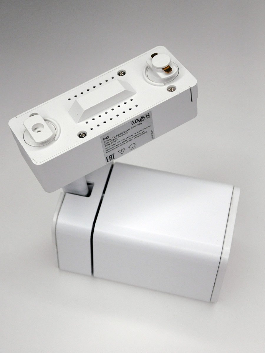 ST-05SQ-20W-NH-Wh Трековый светильник Elvan 05 ST-05SQ-20W-NH-Wh
