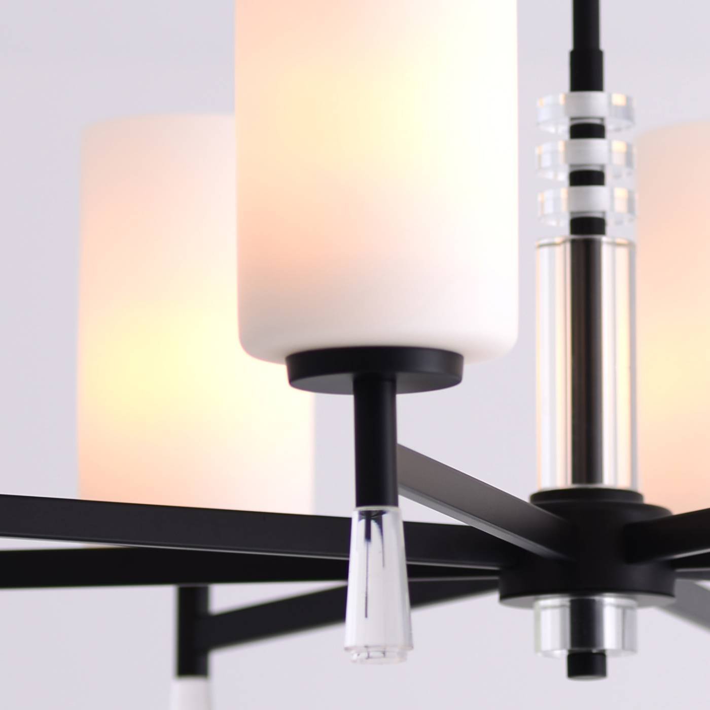 Люстра на штанге ILLUMICO IL2218-8PLS-24 HIGHBALL