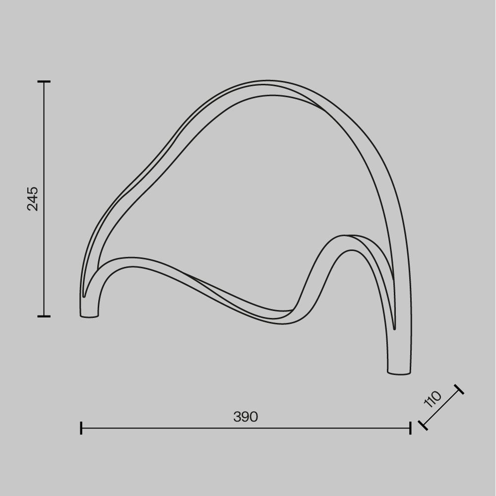 MOD283TL-L12BS3K Настольная лампа Maytoni Plons MOD283TL-L12BS3K
