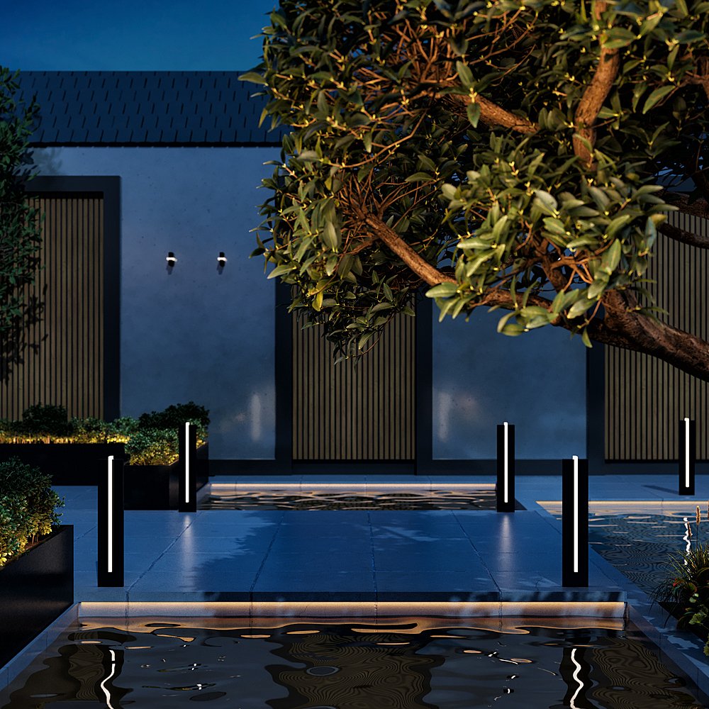 O484FL-L15GF3K Уличный наземный светильник Maytoni Line O484FL-L15GF3K