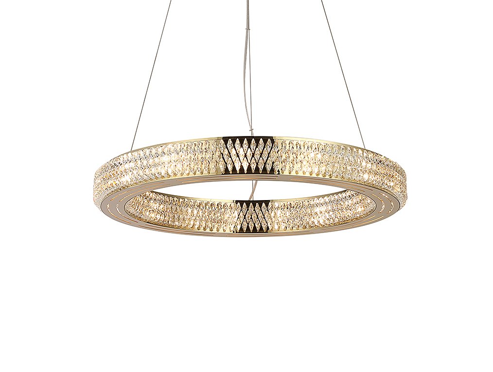 Подвесная люстра Newport Melody 8560/60 C gold polished