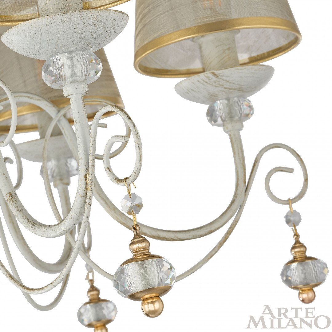 Подвесная люстра Arte Milano Am347620 347620/6 WT+G