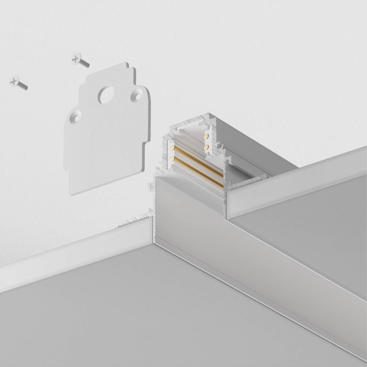 Шинопровод 3м встраиваемый Maytoni Busbar trunkings Gravity TRX010-423W