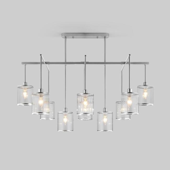 60144/10 хром Потолочная люстра Eurosvet Inari 60144/10 хром