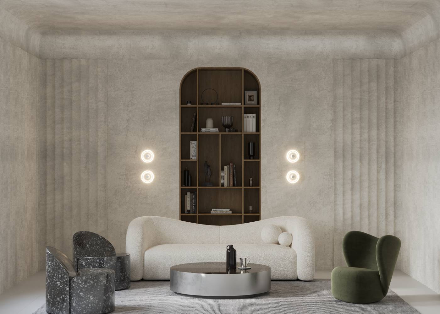 MOD555WL-L4CH4K Настенный светильник Maytoni Amulet MOD555WL-L4CH4K