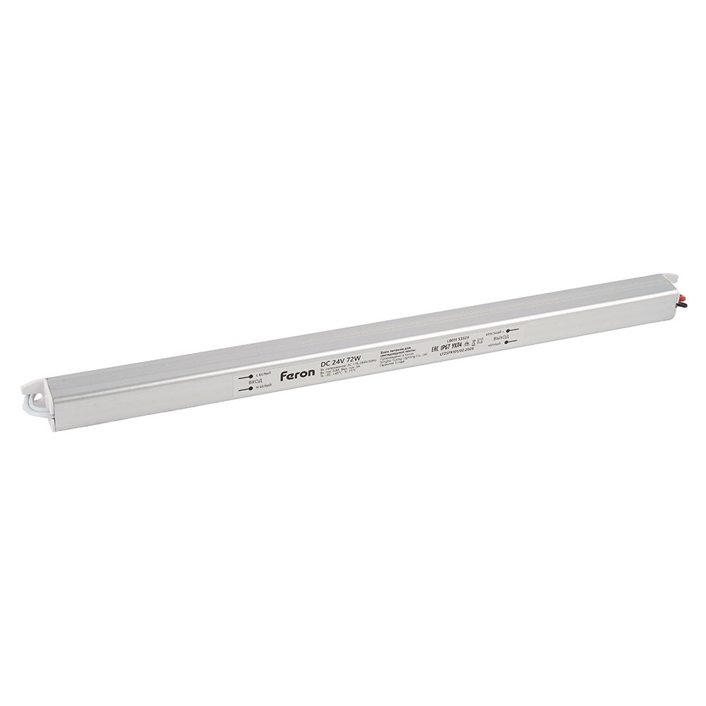 53323 Трансформатор электронный для светодиодной ленты 72W 24V IP67 Feron 53323