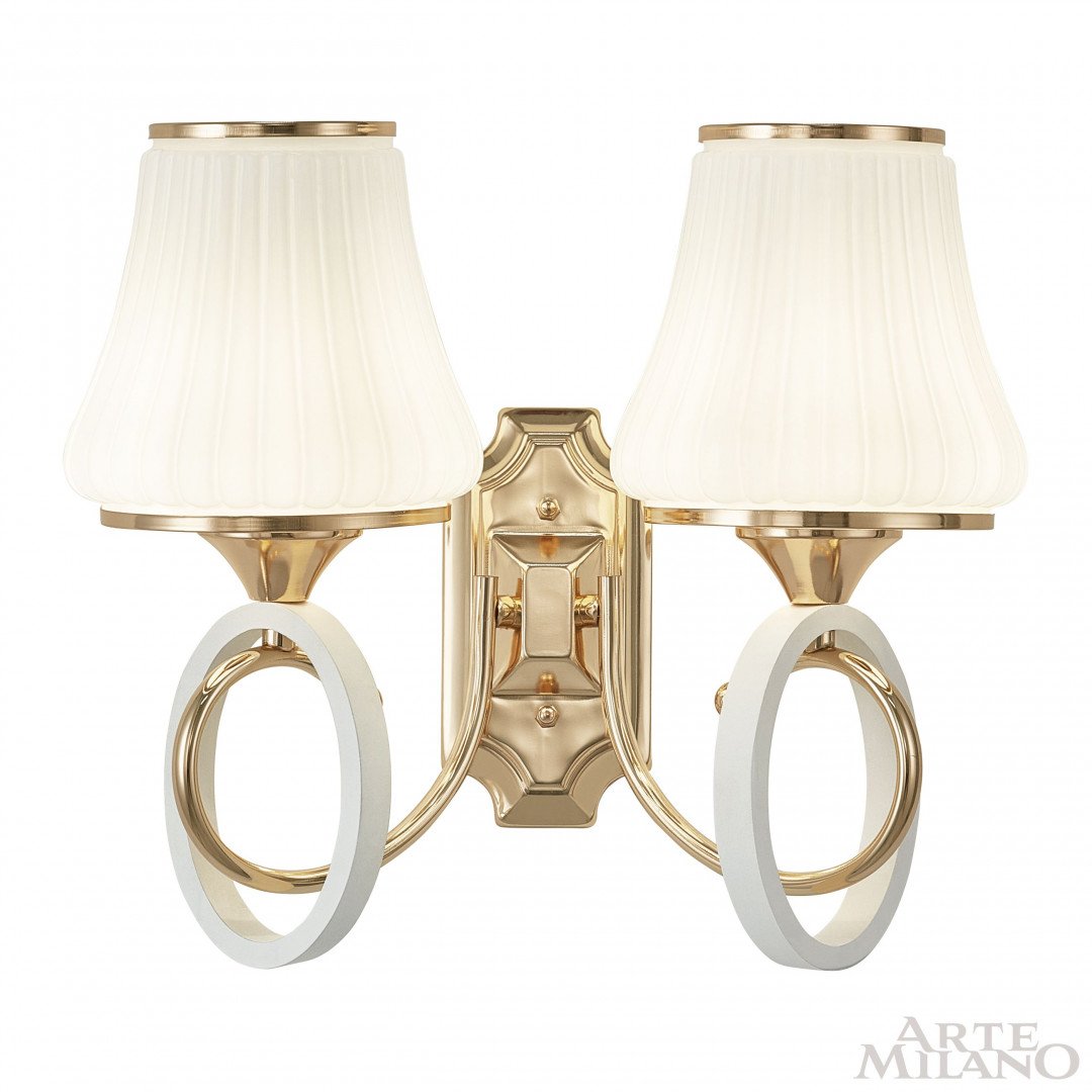 302387/2W Wh/Gd Настенное бра Arte Milano Florentia-2387 302387/2W Wh/Gd