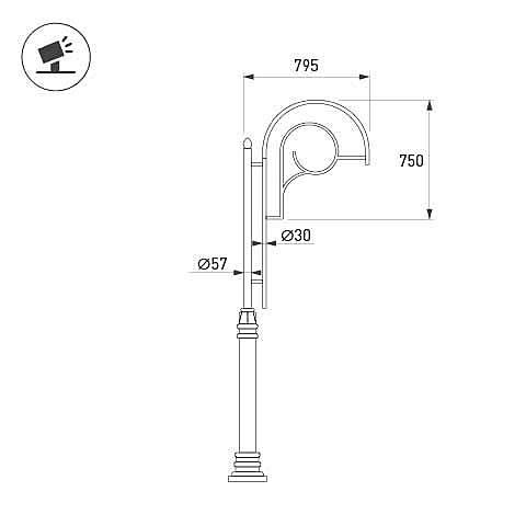 Кронштейн Arlight 051633