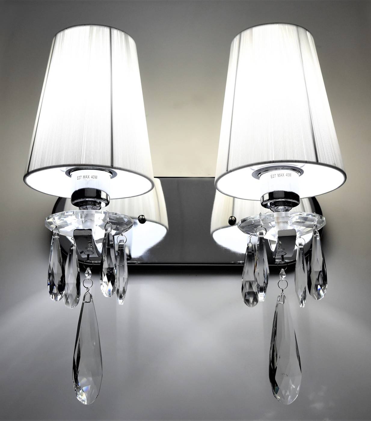 Настенное бра Lumina Deco Alessia LDW 1726-2W CHR