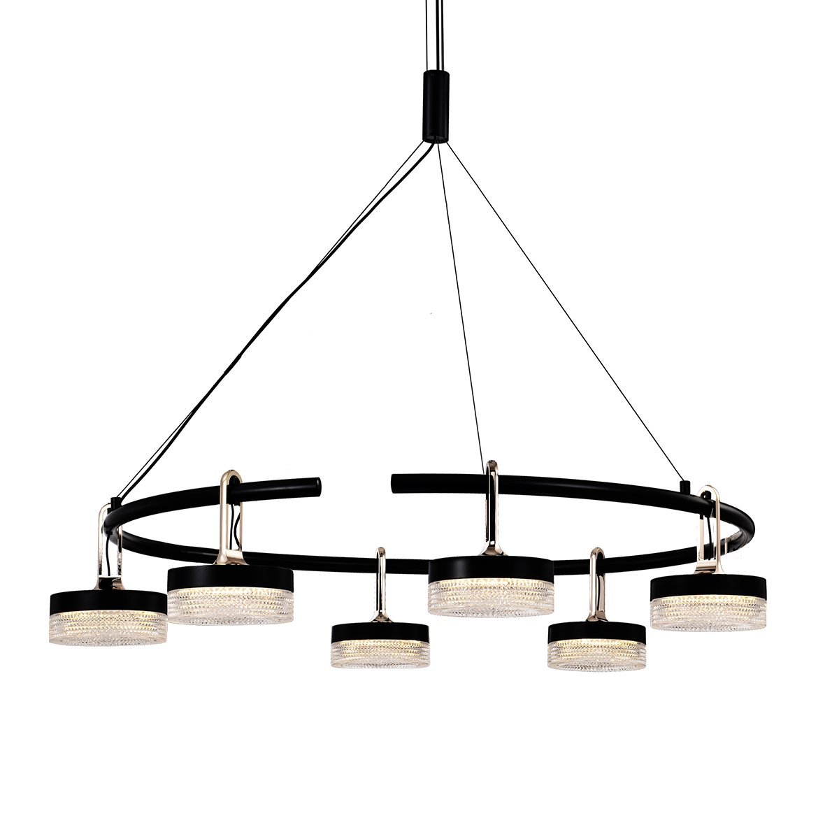 P0855-6C black Подвесная люстра Delight Collection P0855 P0855-6C black