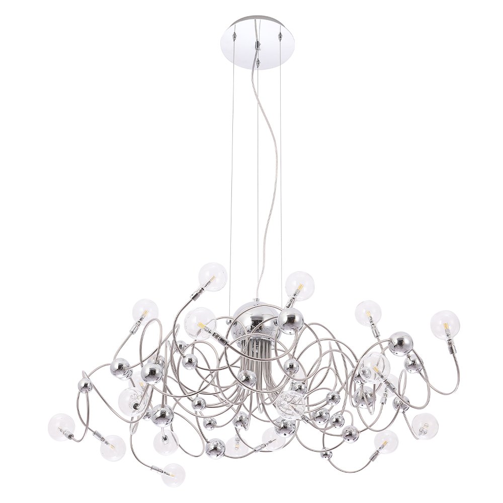 MEDUSA SP20 CHROME Подвесная люстра Crystal Lux Medusa MEDUSA SP20 CHROME