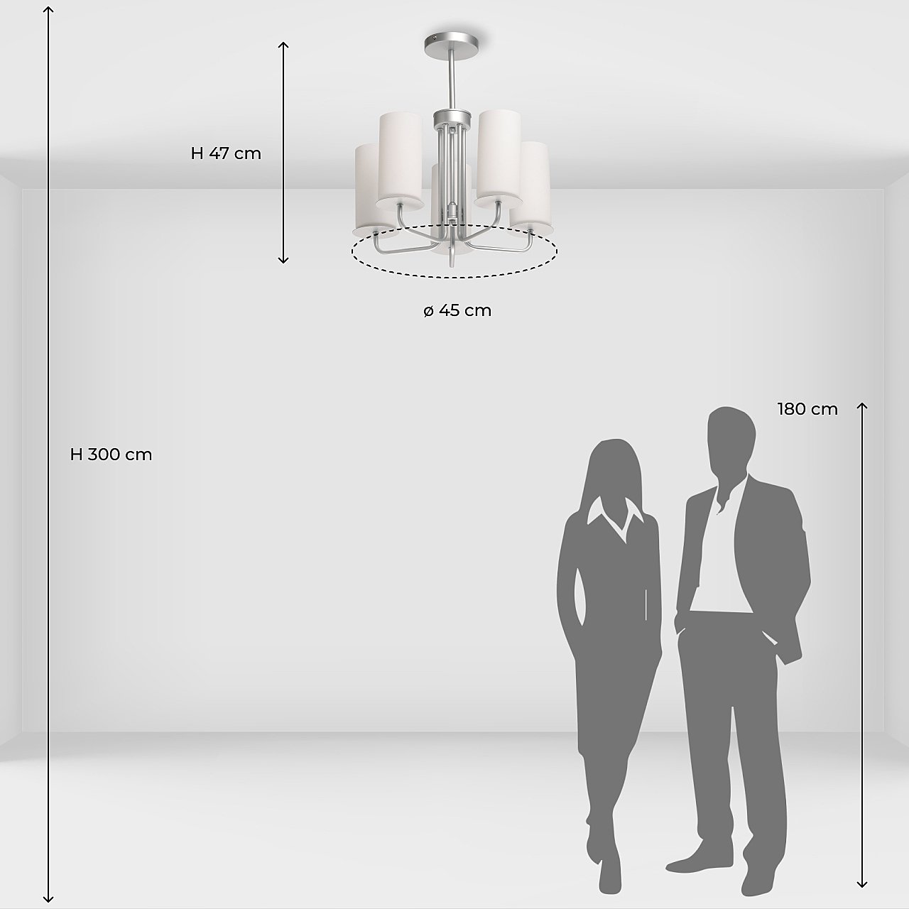 361012405 Потолочная люстра De Markt Каталина 361012405