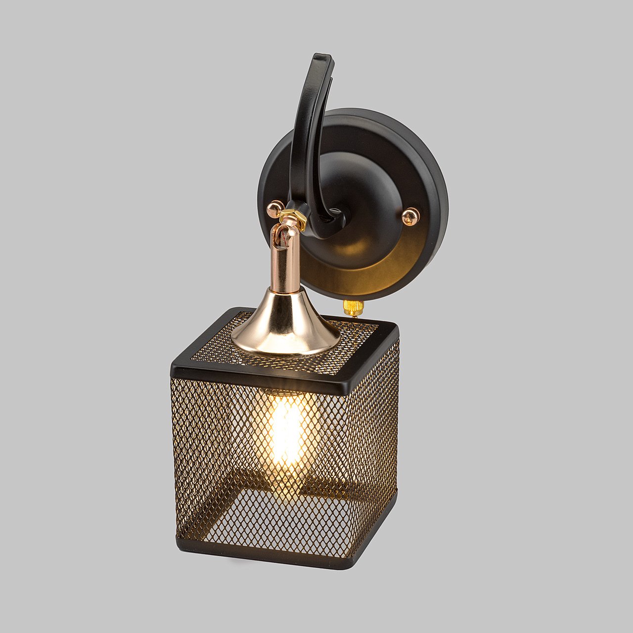 MD.5708-1-W-BK+FGD Светильник спот IMEX MD.5708-1-W-BK+FGD