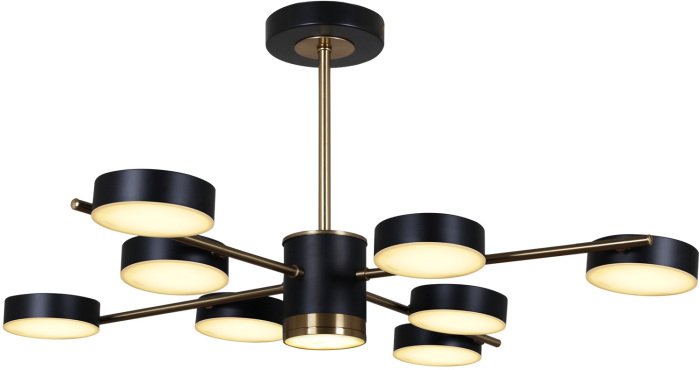 Потолочная люстра 06369-0.3-08 COP+BK