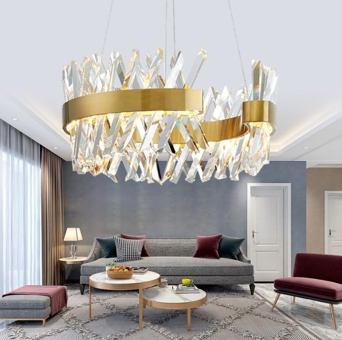 MD18162246-600A light antique brass Подвесная люстра Delight Collection Akasha MD18162246-600A light antique brass