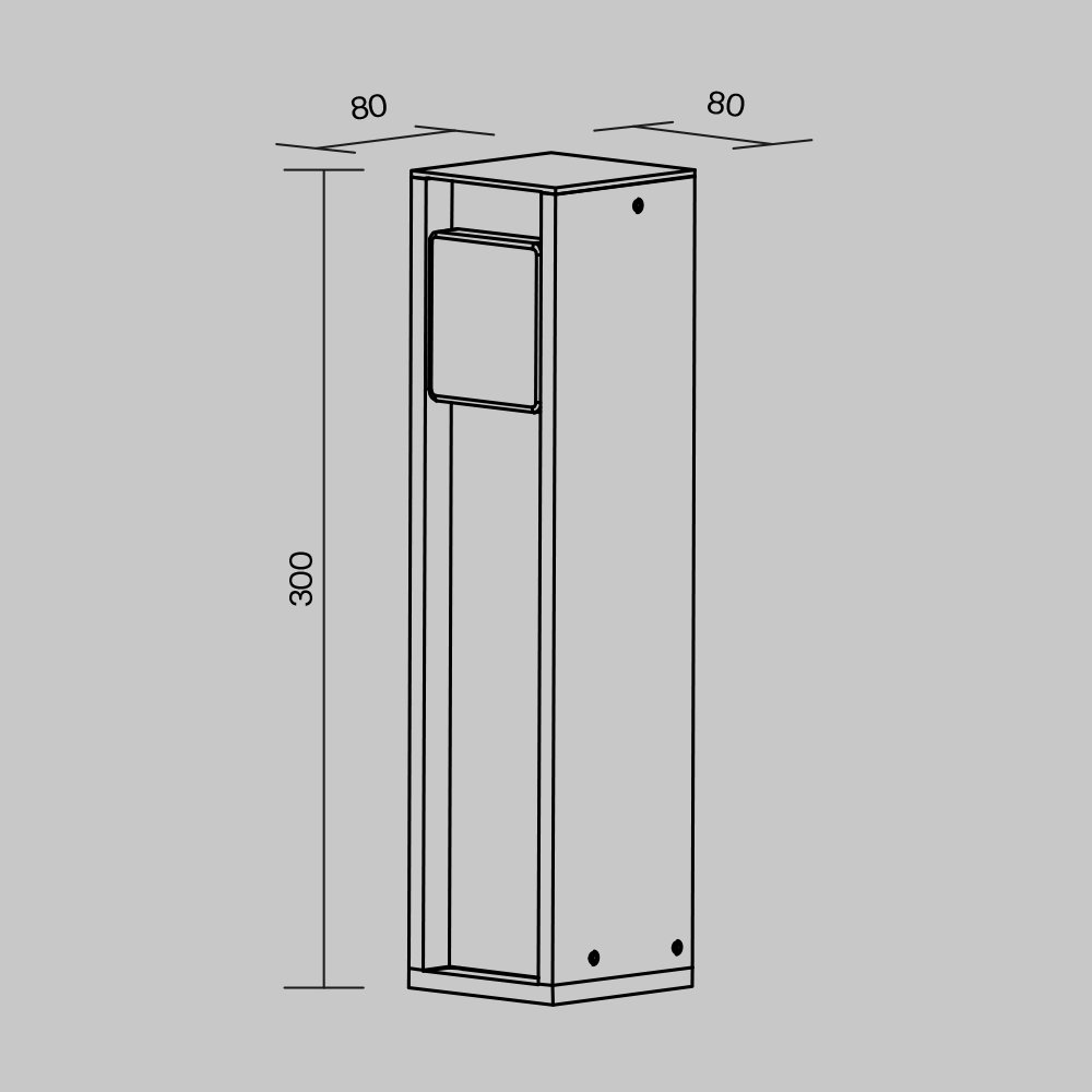 Розетка Maytoni Socket O459FL-GF01SC
