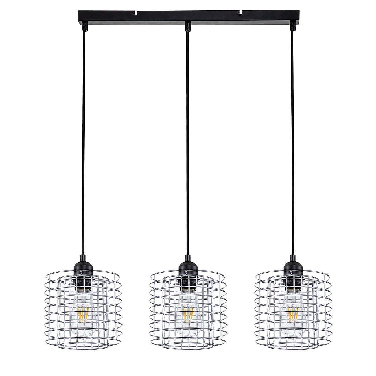 Светильник подвесной Escada Grid 10190/3S Chrome