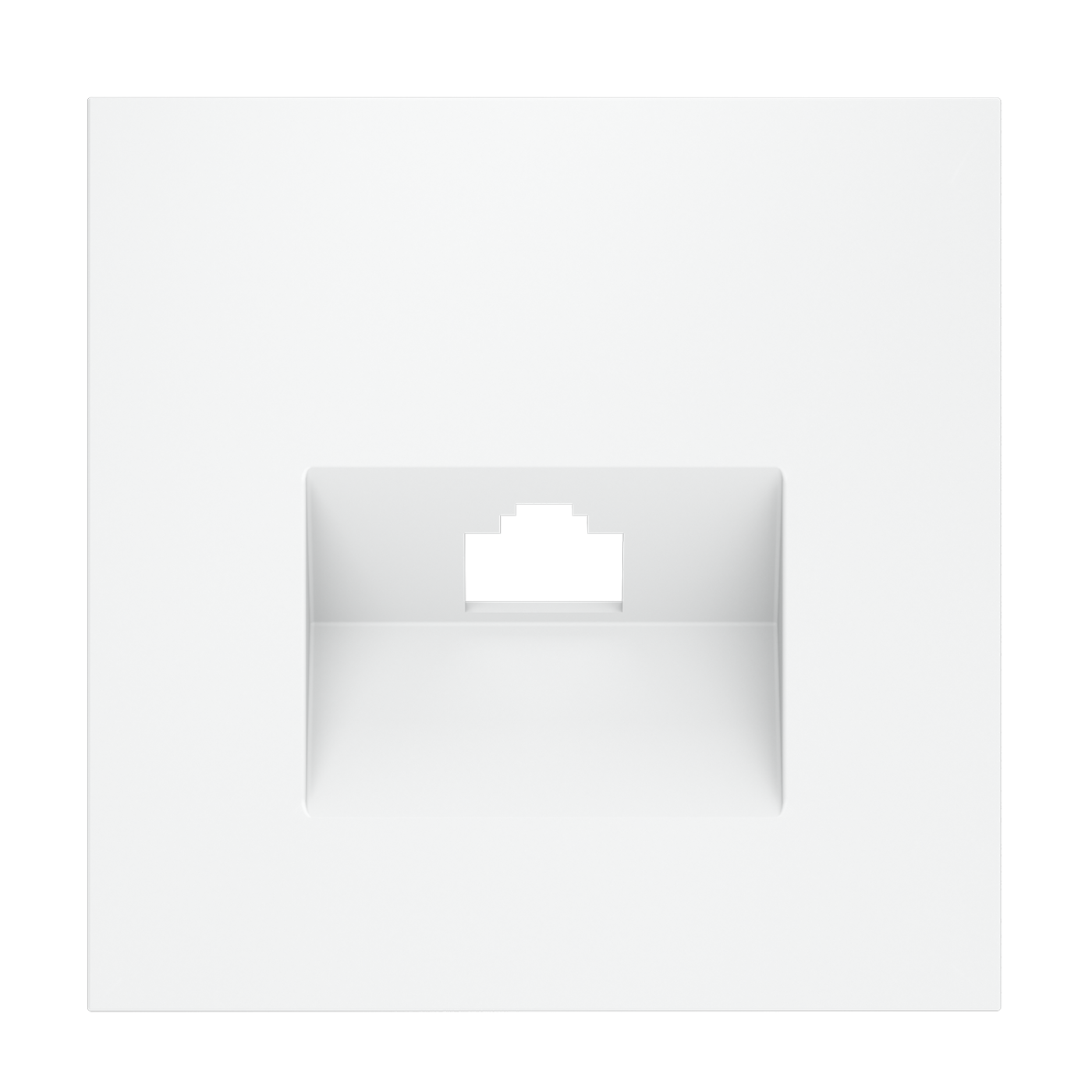 Накладка для розетки компьютерной RJ45 кат.6, S70 (белый матовый)